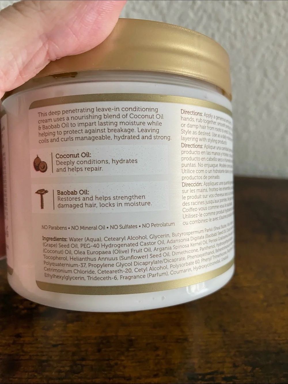African Pride Moisture Miracle Leave-In Cream (Coconut & Baobab Oil)